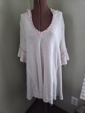 Easel Womens Large Hoodie Tunic